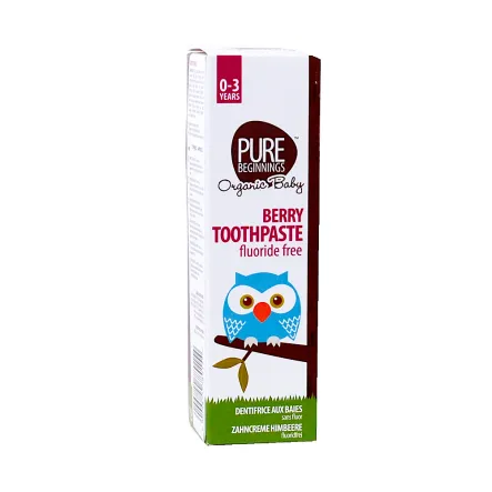 Pasta do Zębów o Smaku Dojrzałych Malin 75 ml - Pure Beginnings 