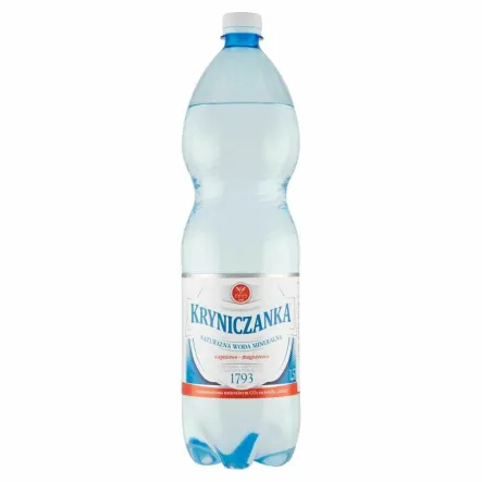 Naturalna Woda Mineralna Gazowana 1,5 l - Kryniczanka