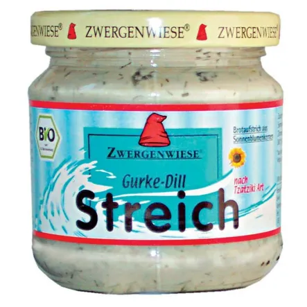 Pasta Słonecznikowa Z Ogórkiem I Koperkiem (Tzatziki) Bio180G-Zwergenwiese