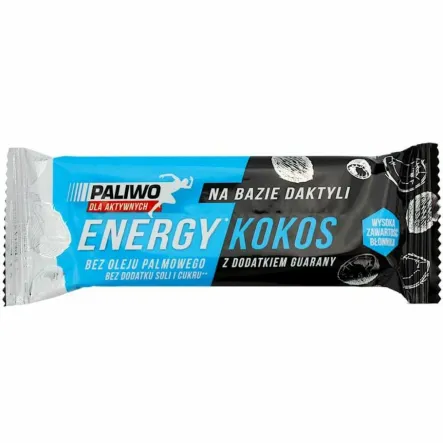 Baton Energy Kokos + Guarana 50 g - Paliwo Dla Aktywnych