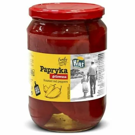 Papryka Grillowana Czerwona 690 g (400 g) - Kier