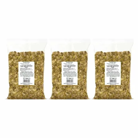 3 x Pestki Dyni Łuskane 1 kg - Bakalland