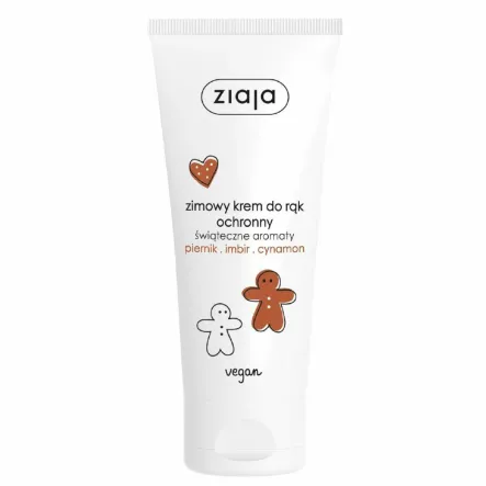 Zimowy Krem do Rąk Ochronny PIERNIK IMBIR CYNAMON 50 ml - Ziaja