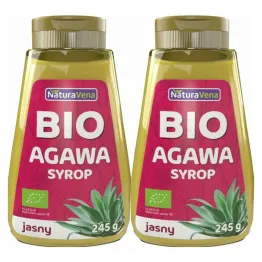 2 x Syrop z Agawy Jasny 245 g Bio -  NaturAveena