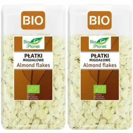 2 x Płatki Migdałowe (Migdały Cięte) Bio 300 g - Bio Planet