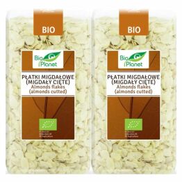 2 x Płatki Migdałowe Migdały Cięte Bio 300 g Bio Planet