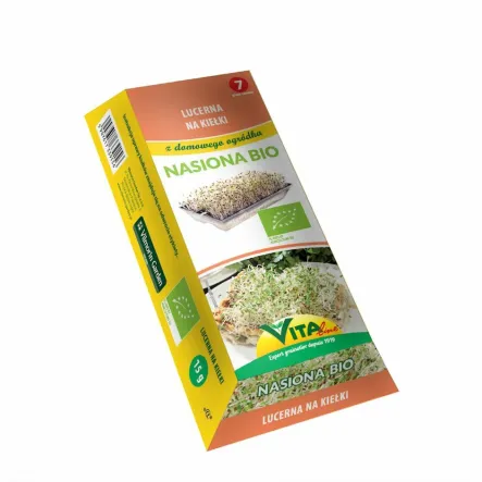 Nasiona na Kiełki z Kiełkownicą - Lucerna BIO 15 g - Vita Line