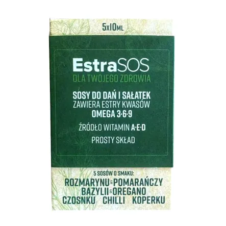 EstraSos 50 ml (5x 10 ml) - Onesano - Przecena Krótka Data Minimalnej Trwałości
