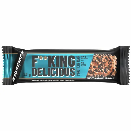 F**king Delicious Protein Bar Choco Caramel 55 g - Allnutrition