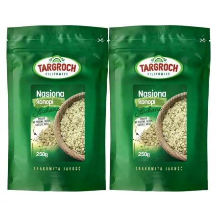 2 x Nasiona Konopi Łuskane 250 g - Targroch