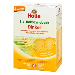 Sucharki Orkiszowe Pełnoziarniste Dla Dzieci Bio 200 g - Holle