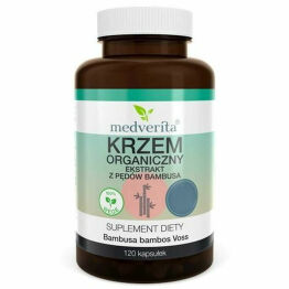 Krzem Organiczny z Pędów Bambusa Vege 120 Kapsułek - Medverita