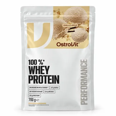 Białko Serwatkowe 100% Whey Protein Smak Waniliowy 700 g - OstroVit