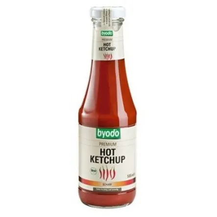 Ketchup Pikantny Bezglutenowy Bio 500 ml Byodo - Wyprzedaż