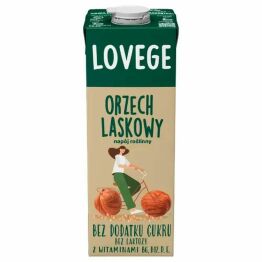 Napój Orzech Laskowy Bez Dodatku Cukru 1 l - Lovege