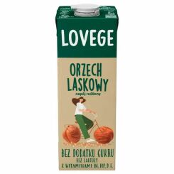 Napój Orzech Laskowy Bez Dodatku Cukru 1 l - Lovege