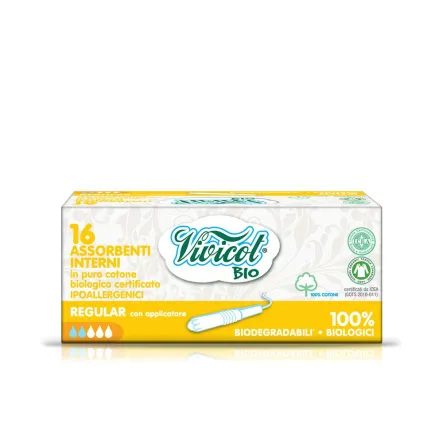 Tampony Regular Z Aplikatorem Eco (16 Szt.)- Vivicot