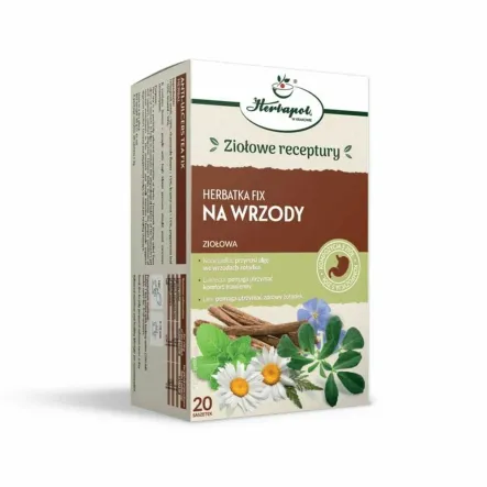 Herbatka NA WRZODY FIX 40 g (20x 2 g) - Herbapol Kraków