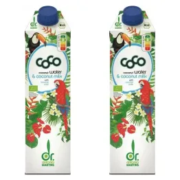 2 x Coconut Milk - Napój Kokosowy Do Picia Bio 1 l - Coco