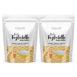 2 x Makaron Konjac Diet Tagliatelle Konjac Noodles Keto Friendly 400 g (250 g) - OstroVit