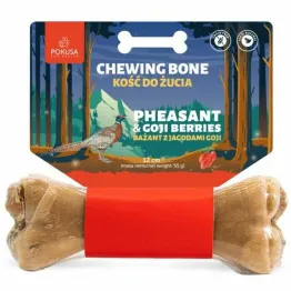 Kość do Żucia Bażant and  Jagody Goji 55 g (12 cm) - Pokusa
