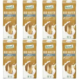 8 x Napój Owsiany Omega-3 Bez Dodatku Cukru  Bio 1 l - Natumi