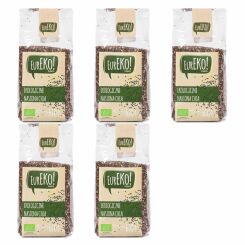 Nasiona Chia 1 kg Bio Zestaw 5 x 200 g - Eureko - Szałwia Hiszpańska Eko