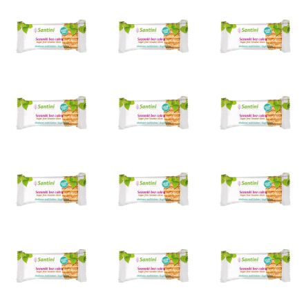 Zestaw 12 x Sezamki Bez Dodatku Cukru z Ksylitolem i Maltitolem 27 g - Santini