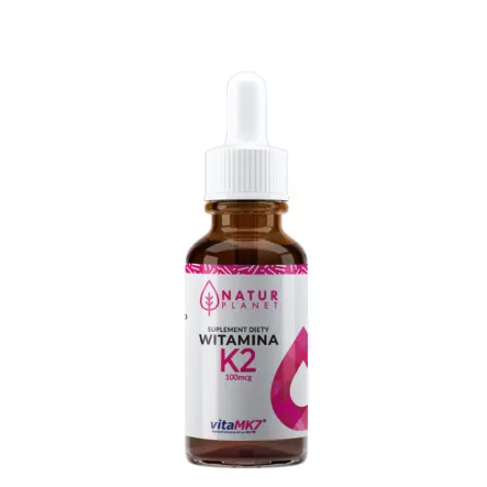 Witamina K2MK7 Forte Krople 30 ml - Natur Planet