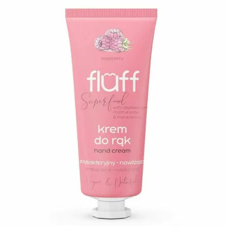 Krem do Rąk Nawilżający - MALINA 50 ml - Fluff