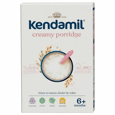 Mleczna Kremowa Kaszka Owsiana 150 g - Kendamil - Wyprzedaż
