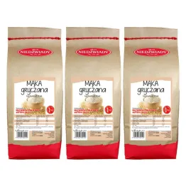 3 x Mąka Gryczana Typ 2000 1 kg - Młyn Niedźwiady