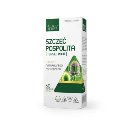 Teasel Root Szczeć Pospolita 60 Kapsułek - Medica Herbs