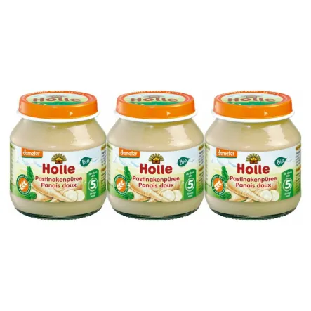 3 x Danie dla Niemowląt Pasternak Bio Demeter 125 g - Holle