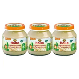 3 x Danie dla Niemowląt Pasternak Bio Demeter 125 g - Holle