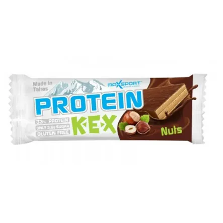 KEX wafelek proteinowy Orzechowy, bezglutenowy 40 g MAX SPORT