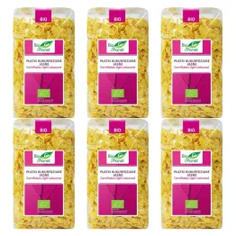 6 x Płatki Kukurydziane Jasne Bio 250 g - Bio Planet - Płatki Śniadaniowe Eko