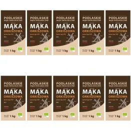 Polska Mąka Orkiszowa Jasna Typ 550 Bio 10 kg (10 x 1 kg) BioLife