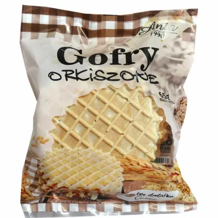 Gofry Orkiszowe Bez Dodatku Cukru 65 g - Ania