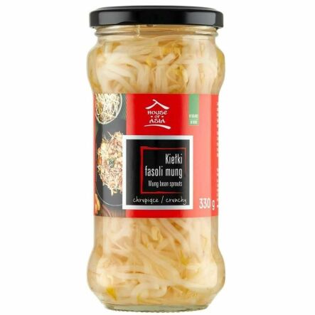 Kiełki Fasoli Mung w Zalewie 330 g (180 g) - House of Asia