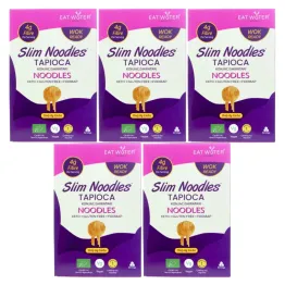5 x Makaron z Tapioki i Konjac Noodles Bezglutenowy Bio 200 g - SLIM NOODLES
