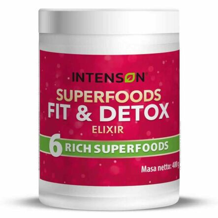 Superfoods Fit and  Detox Elixir 400 g - Intenson