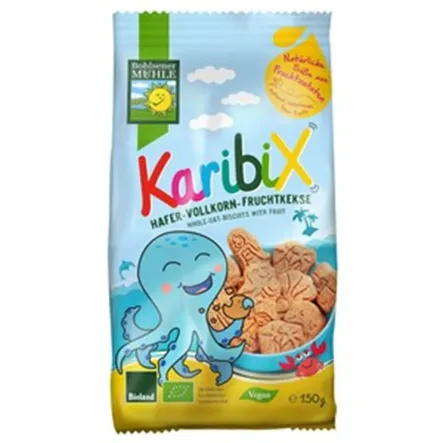 Ciasteczka Owsiane Z Owocami Dla Dzieci Karaiby Bio 150 g 