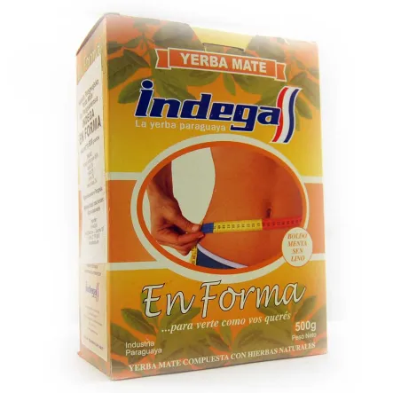 Yerba Mate Indega En Forma 500 G