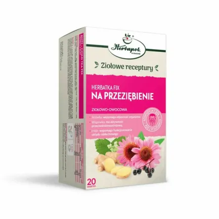 Herbatka na Przeziębienie FIX 40 g (20x 2 g) - Herbapol Kraków