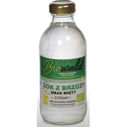 Sok Z Brzozy Smak Mięty Bio 330 Ml - Biowald