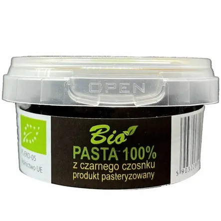 Pasta z Czarnego Czosnku Bio 80 g - Przetwory z Natury