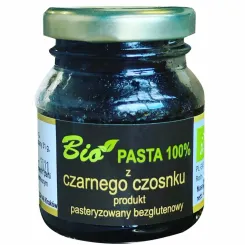 Pasta z Czarnego Czosnku Bezglutenowa Bio 80 g - Przetwory z Natury