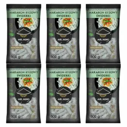 6 x Makaron Ryżowy ŚWIDERKI Bezglutenowy 500 g - Mr. Ming