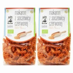 2 x Makaron z Soczewicy Czerwone Świderki Bio 250 g Bio Europa